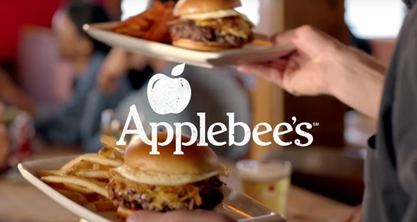 cartaz restarante Applebees