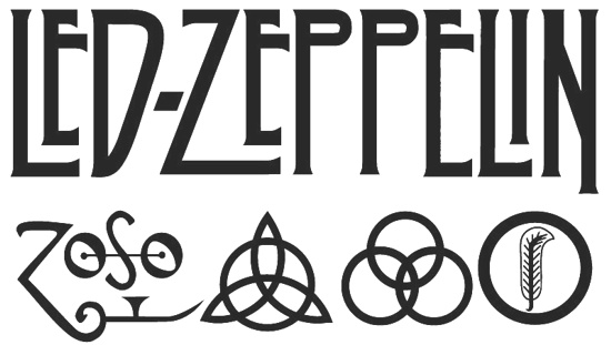 logomarca led zeppelin