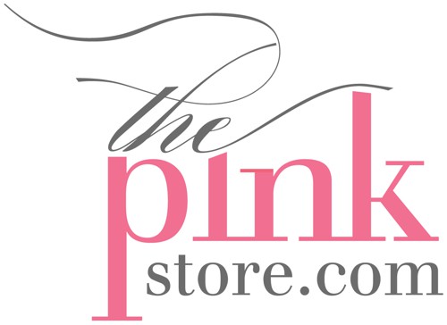 logomarca cor rosa pink store