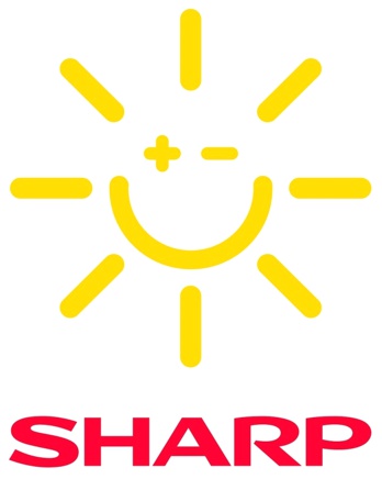 logomarca sharp solar energia fotovoltaica