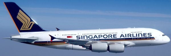 logomarca singapore airlines a380