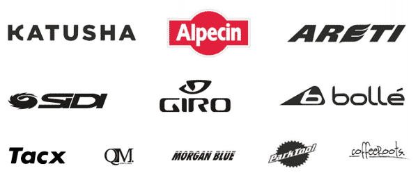 logomarcas patrocinadores team katusha alpecin