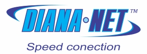 logotipo diana-net internet provedor