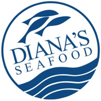 logotipo diana produtos peixes do mar e pescados