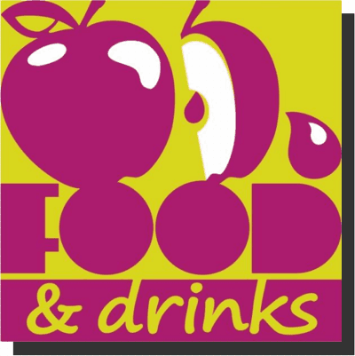 logotipo exposição bebidas alimentos