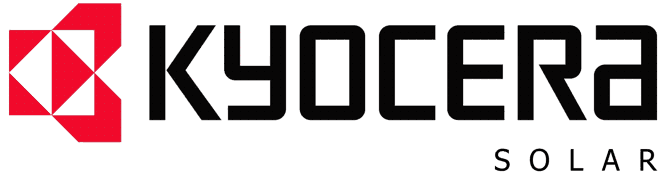 logotipo kyocera painel de energia solar