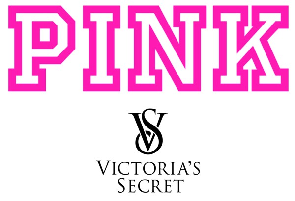 logotipo rosa victorias secret loja moda