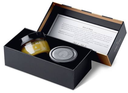 caixa produto mel packaging